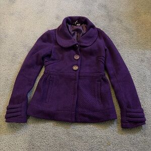 Purple Button-Up Jacket